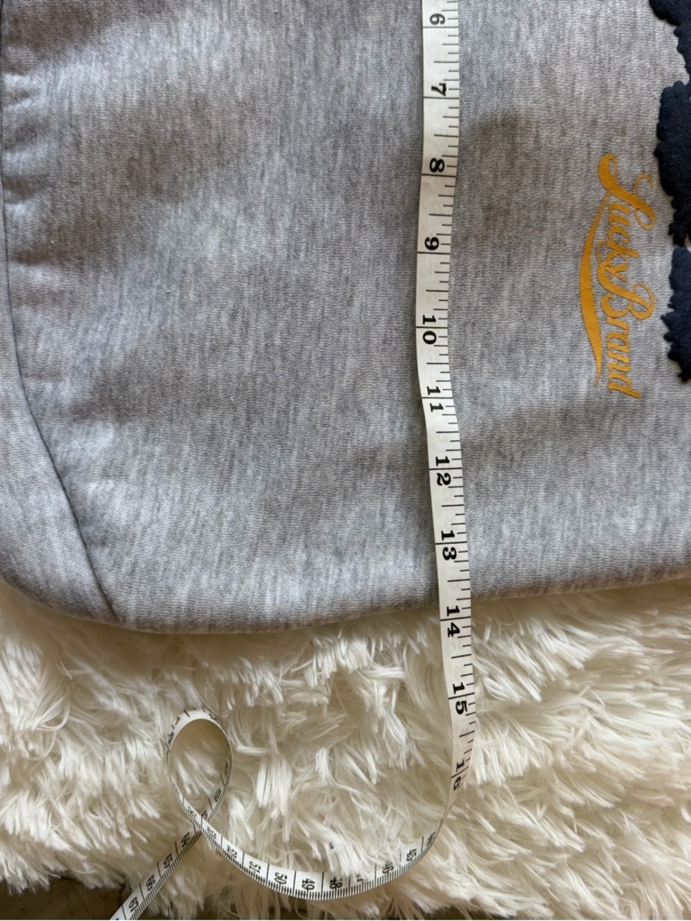 Lucky Brand Mountain Graphic Medium Dog Hoodie Gray - Picture 4 of 8